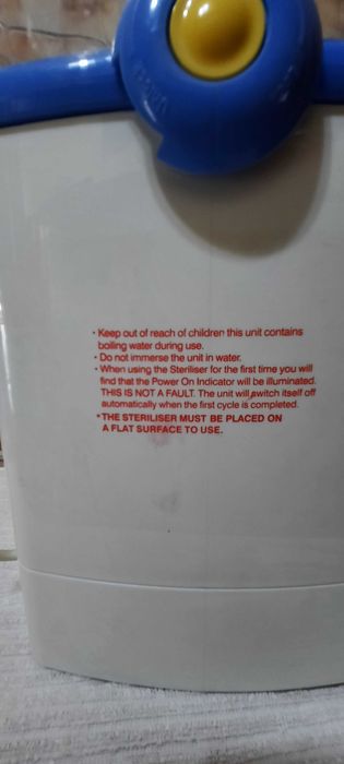 Sterilizator  cu abur, electric