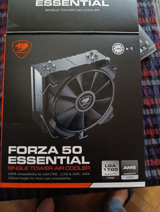 Охладител за процесор Cougar Forza 50 Essential - black