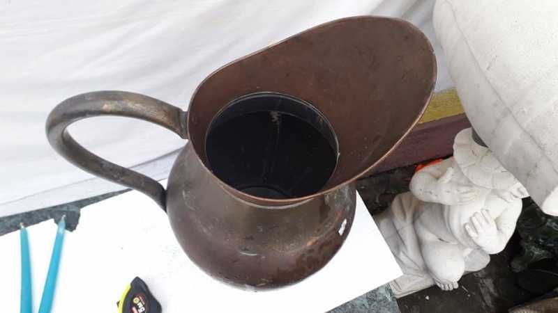 Cancieu de cupru facut manual