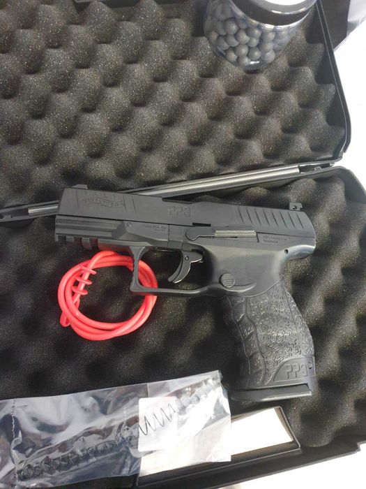 Pistol Airsoft Walther PPQ Mod22j 215m/s BileCauciuc AutoAparare LEGAL