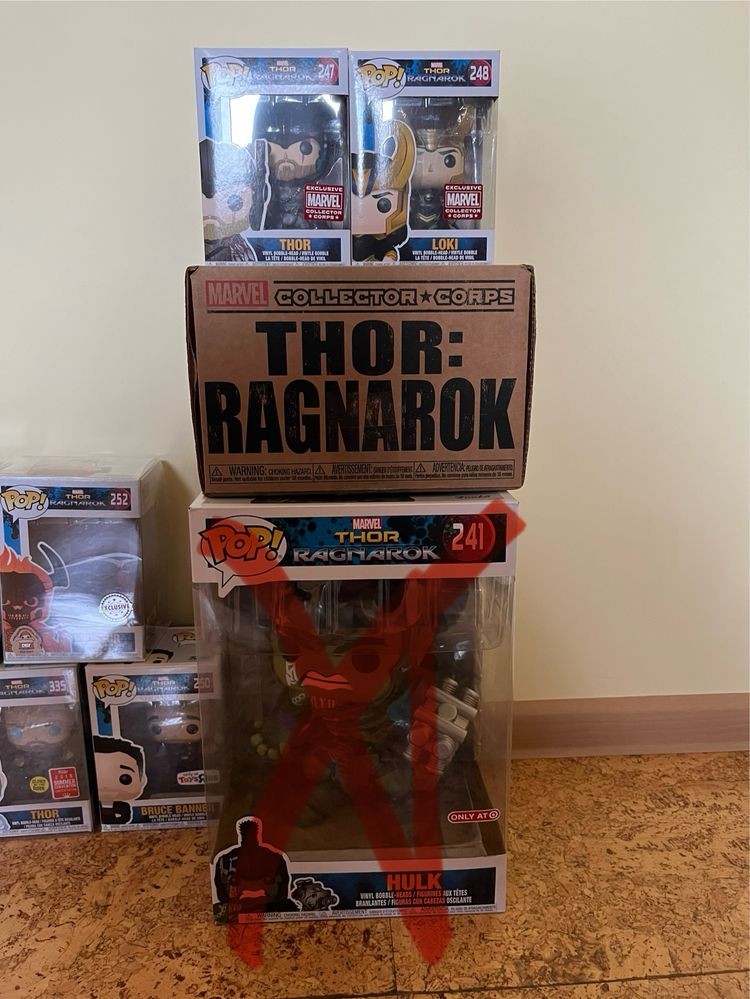 Marvel Thor Ragnarok Funko pop фигурки