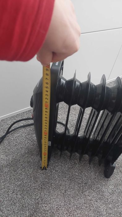 mini radiator calorifer electric cu ulei 30x40cm 7 elementi Hausberg