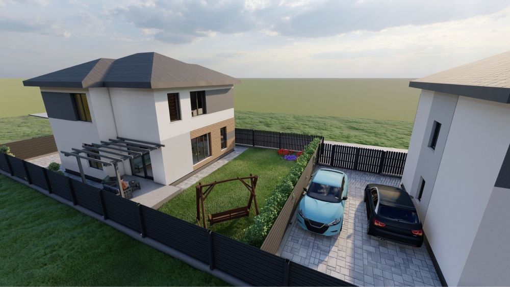 Casa individuala 925€/mp cu terasa si curte in Radauti