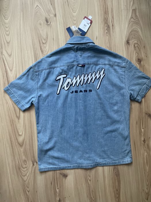 TOMMY HILFIGER Owersized fit/Нова мъжка дънкова риза L