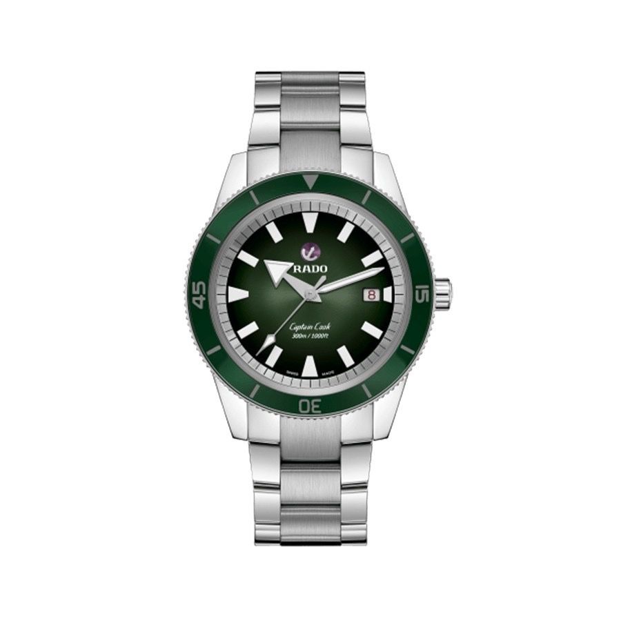 Часовник Rado Captain Cook Green Dial Stainless Steel