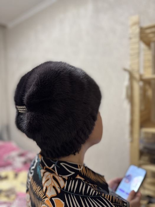 Норковая шапка  женская