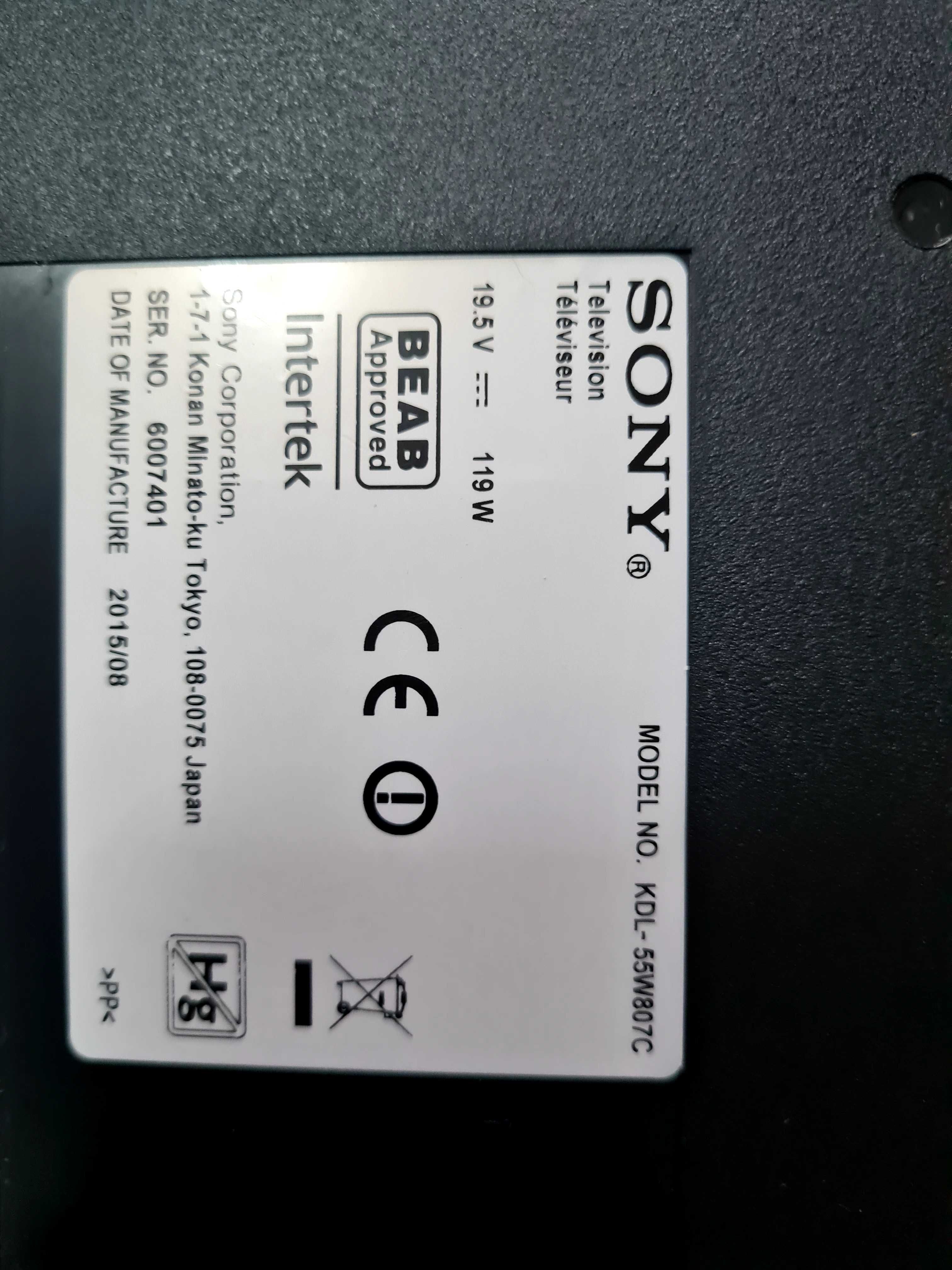 Componente Sony Bravia KDL-55W807C