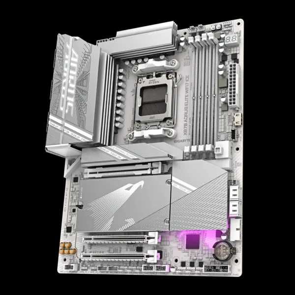Новая Материнская плата GIGABYTE X870 AORUS ELITE WIFI7 ICE. Сокет AM5
