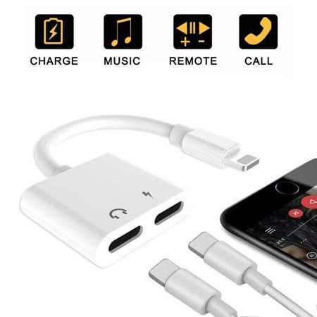 Adaptor Dublu Casti + Incarcare Compatibil Orice Iphone