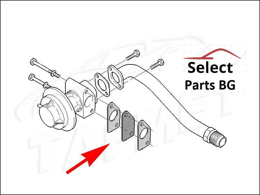 Тапа премахване ЕГР EGR delete  Mitsubishi Jeep Alfa Fiat 2.5 2.8 3.2