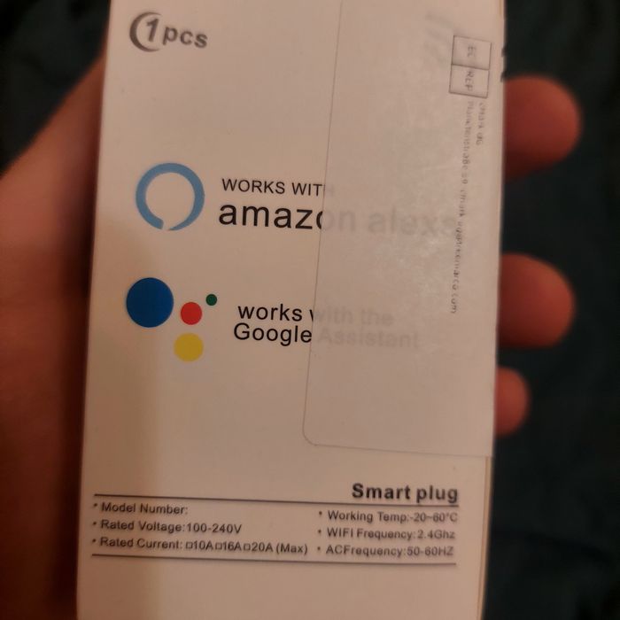 Wifi power monitor Smart plug Смарт контакт еаботещ с google assistant