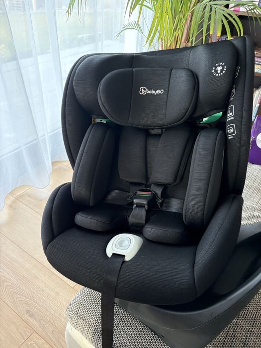 Scaun auto BabyGo Prime 360 rotativ , Isofix , 0-4 ani