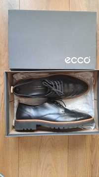 Pantofi brogue ECCO, cu siret, marimea 39