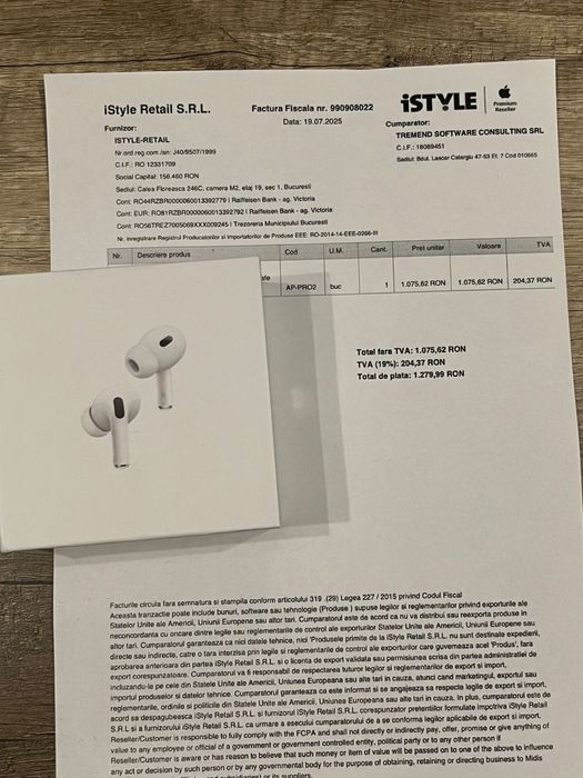 Airpods pro 2 - sigilate(urgent)