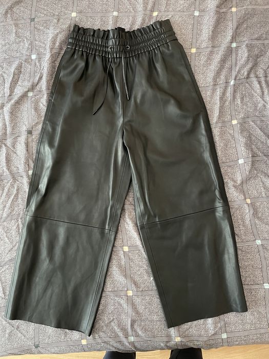 Pantaloni piele dama Zara