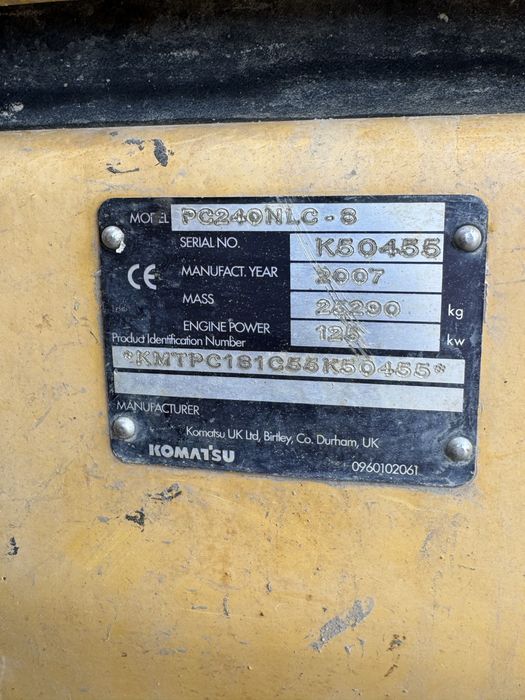 Excavator   senile