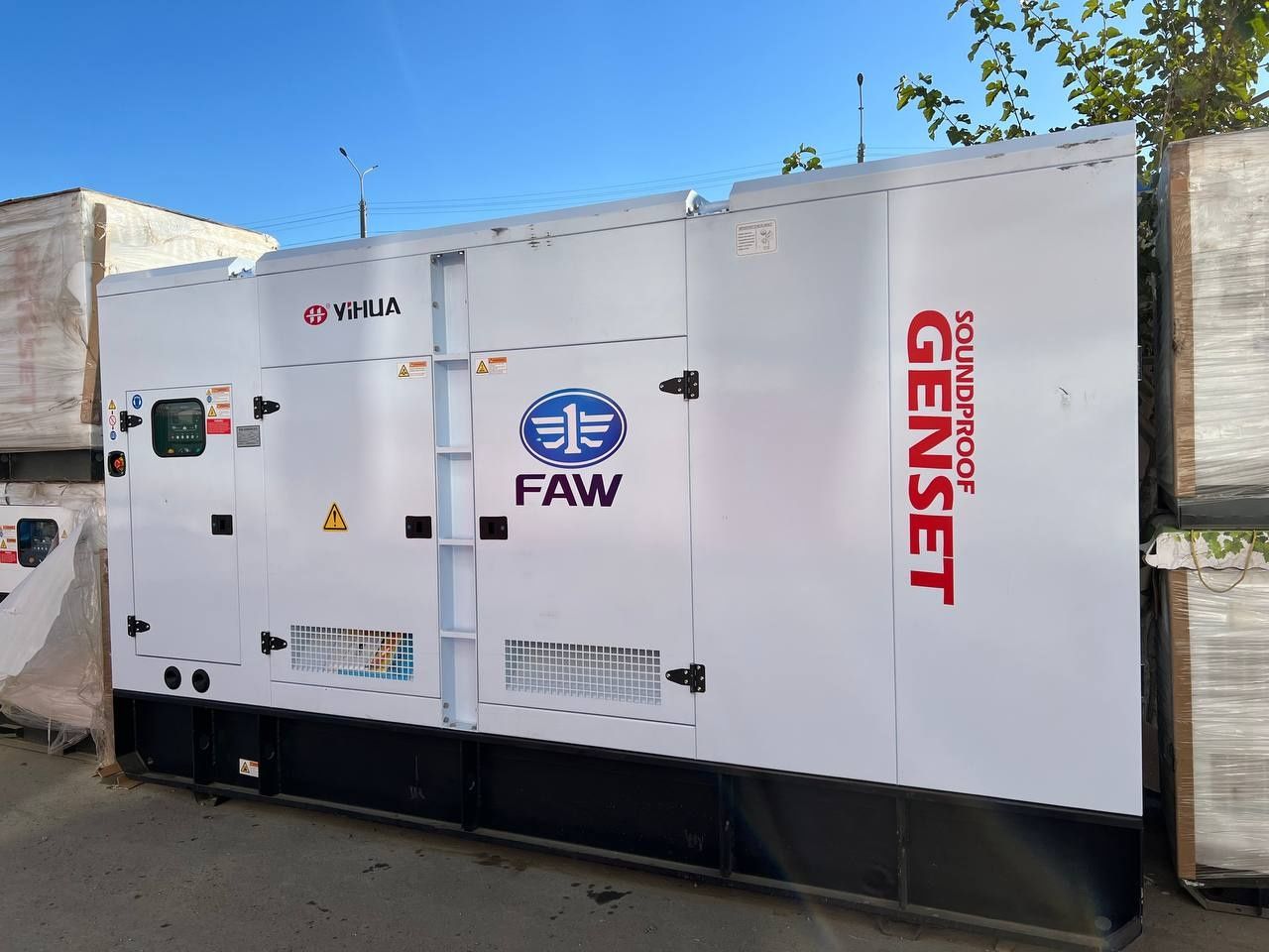 24 ЧАСА Дизельный генератор YIHUA FAWDE 310-220 kWt,dizelniy generator