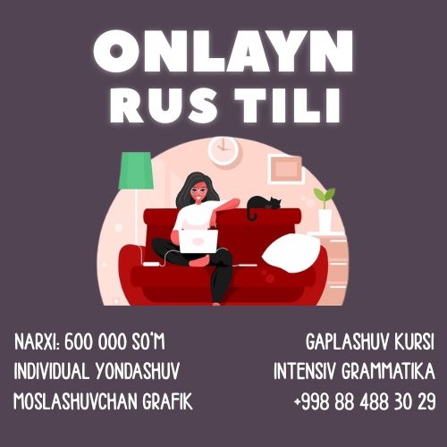 Onlayn individual rus tili darslari