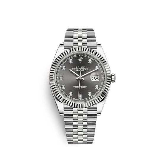 Часовник Rolex Datejust 41 Grey Diamond Dial
