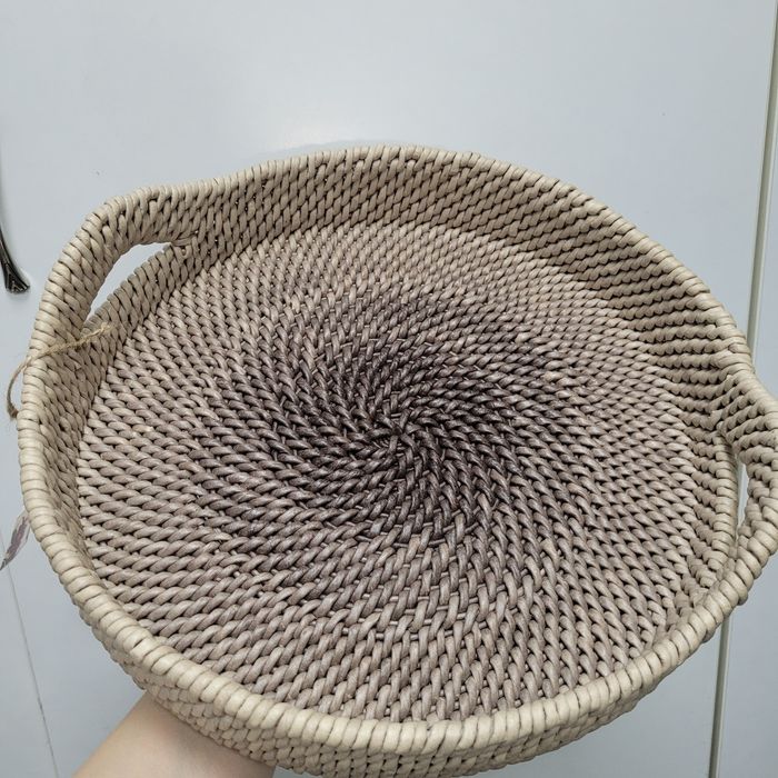 Плетёный поднос из ЭКО лозы