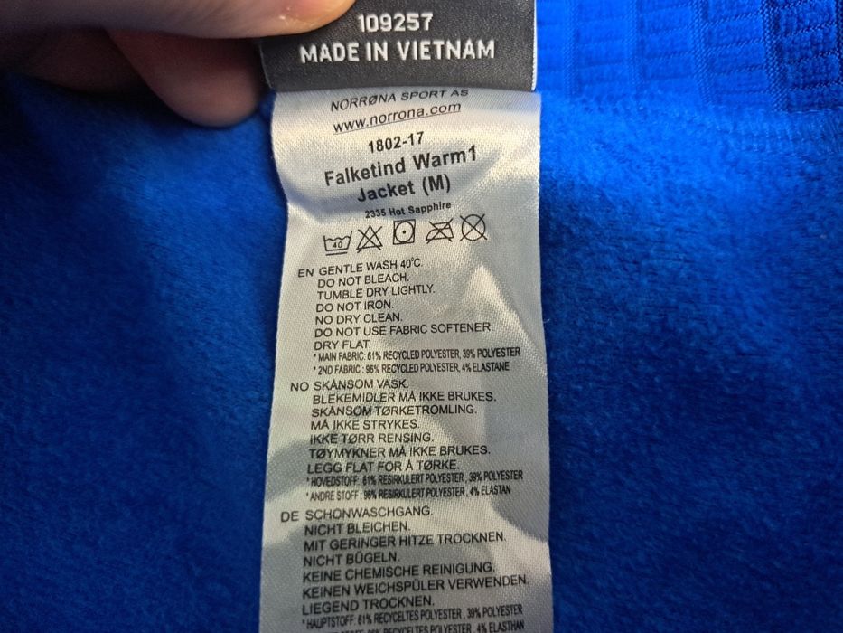 Norrona falketind warm1-Ориг.поларено горнище