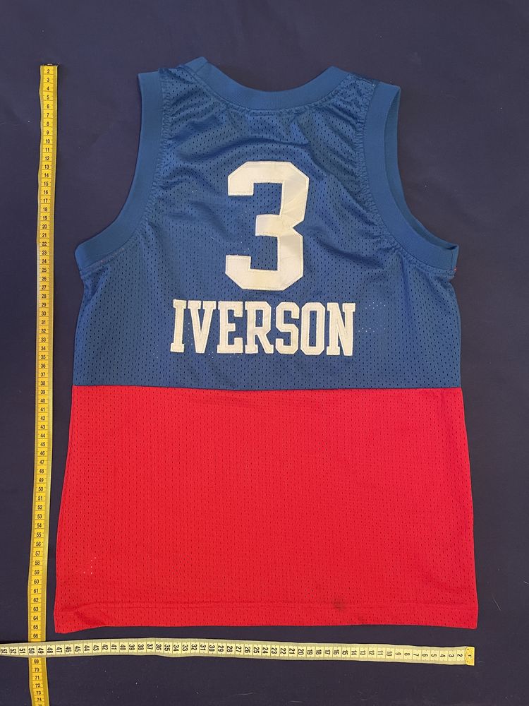 Jersey vintage Nike pentru copii, Allen Iverson, 76ers, mărimea M