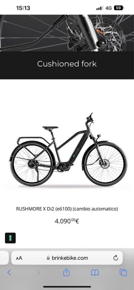 Bicicleta electrica brinke rushmore evo