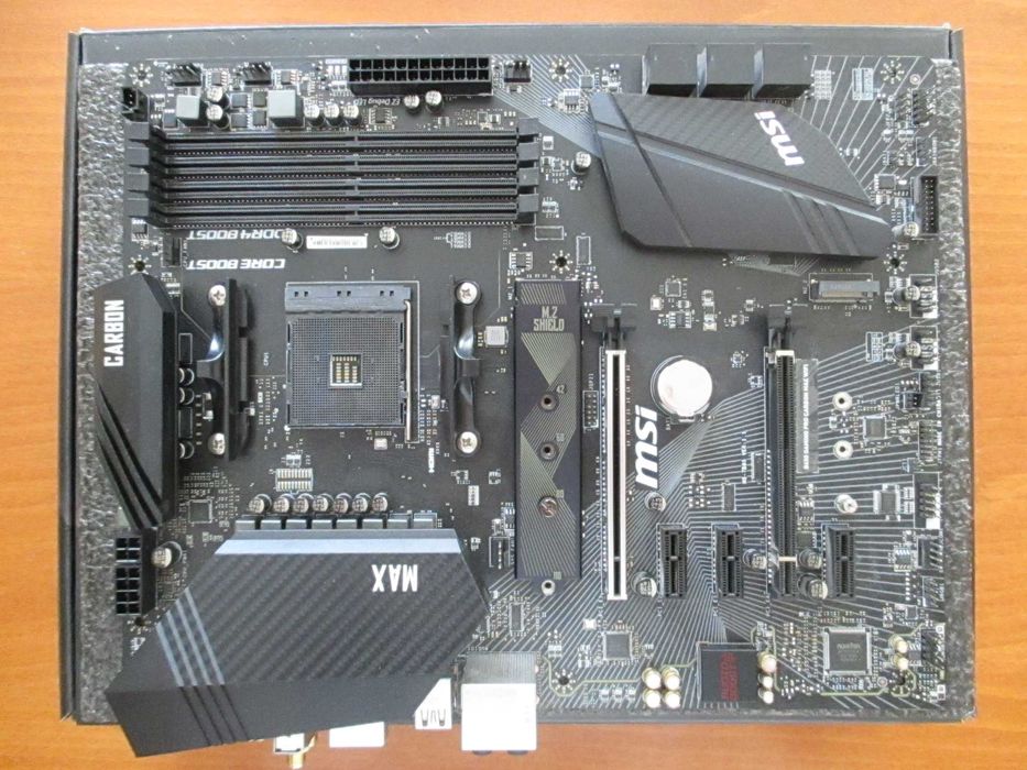 Дънна платка MSI B450 GAMING PRO CARBON MAX WiFi, сокет АМ4