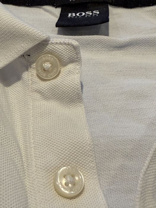 Tricou Polo Alb - Hugo Boss -