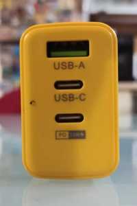 Incarcator telefon 2xUSB-C+USB-A 15W