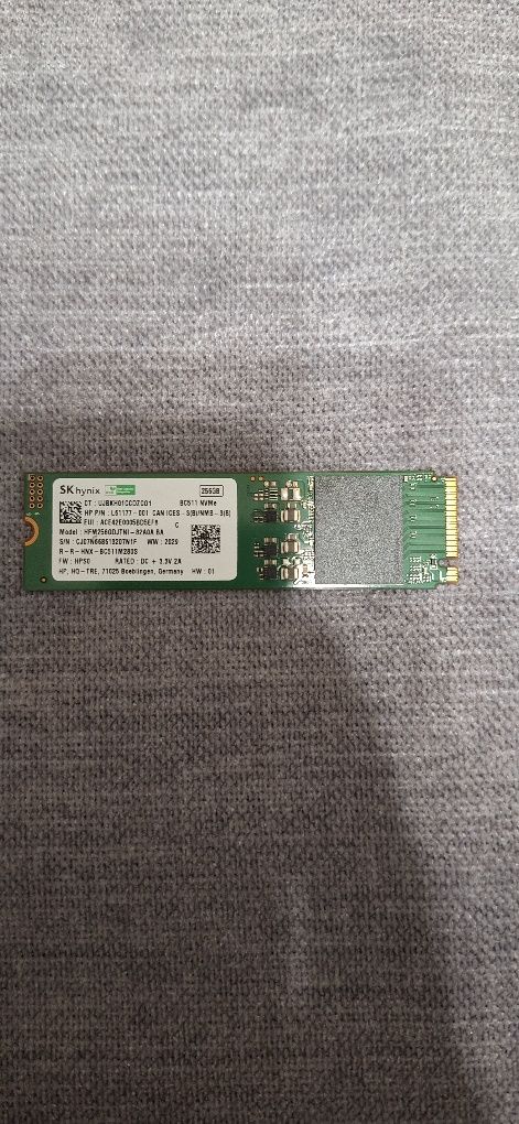 Ssd диск Nvme 256 gb