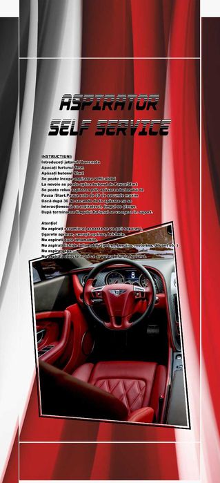 Aspirator spalatorie auto self service(Pret promotional de lansare)