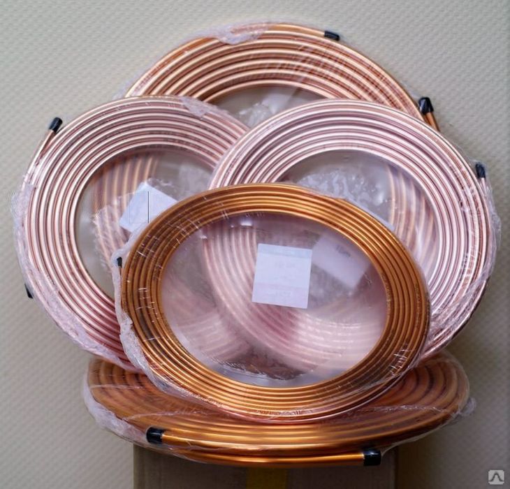 Медная труба для монтажа кондиционера