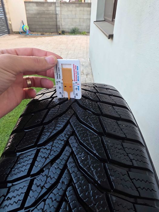 Set 4 jante aliaj 5x114,3 cu anvelope 215/65/16 Qasqai Hyundai Tucson