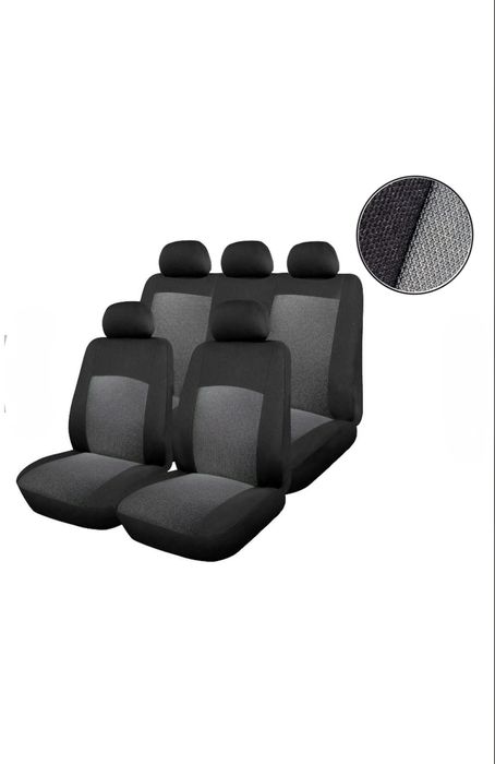 Тапицерия за кола, Универсална, 4 цвята с цяа задна част