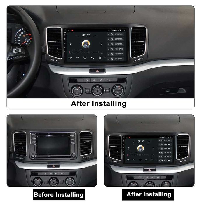 Navigatie VW Sharan 2012-2018, Android 14, 9 INCH, 4GB RAM 64GB ROM