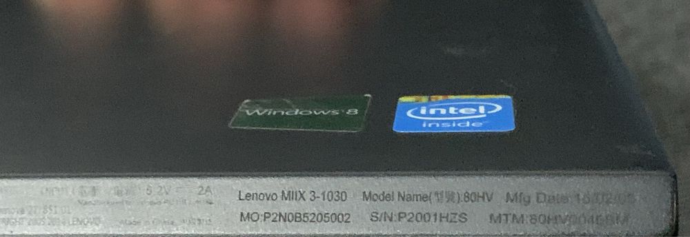 Lenovo Miix 3 1030 Windows 10 таблет intel