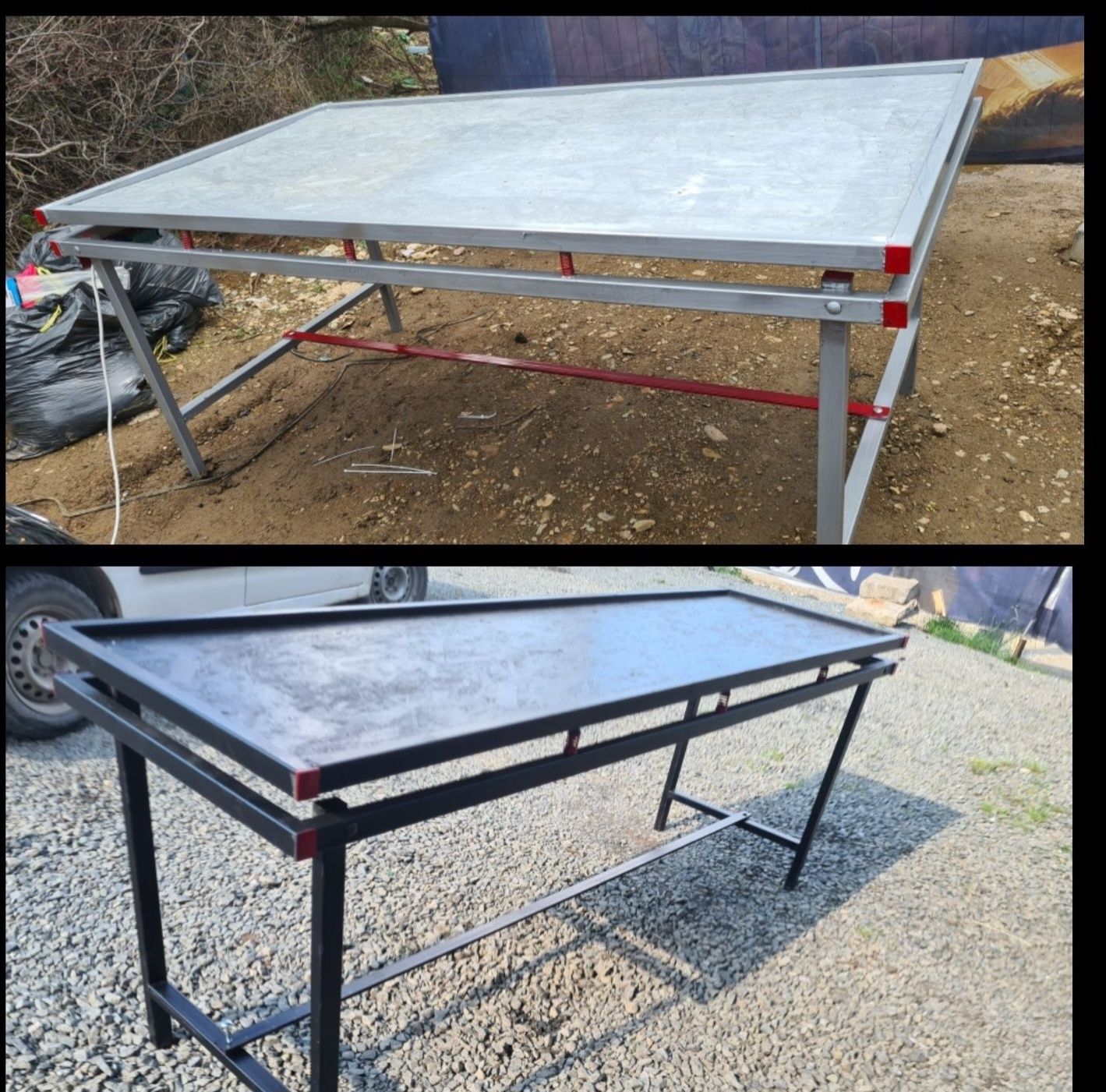 Vând mese de vibrat (cu motoare dedicate) prefabricate din beton