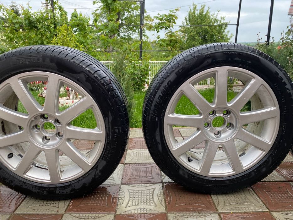Jante audi r 17 cauciucurile sunt destul de ok ofer si capace audi ...