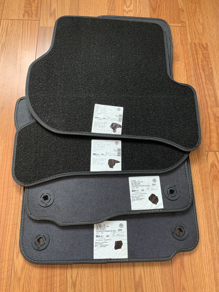 Set 4 Covorașe originale VW Golf 6 2008-2013 OEM Volkswagen