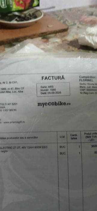 Scuter electric Ztek nou