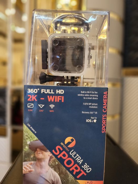 Telecamera sportiva. ISNATCH ULTRA 360 SPORT.