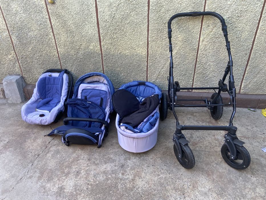 Carucior modular 3 in 1 Coccolle Dimona Albastru