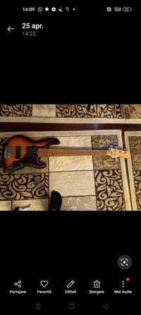 Vând bass fender 5 corzi