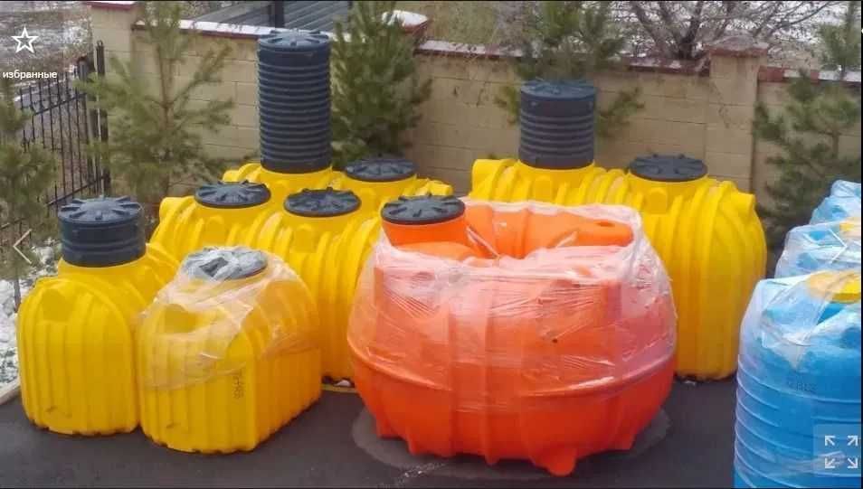 Емкость бак бочка 5000 литров подземная с завода, гарантия