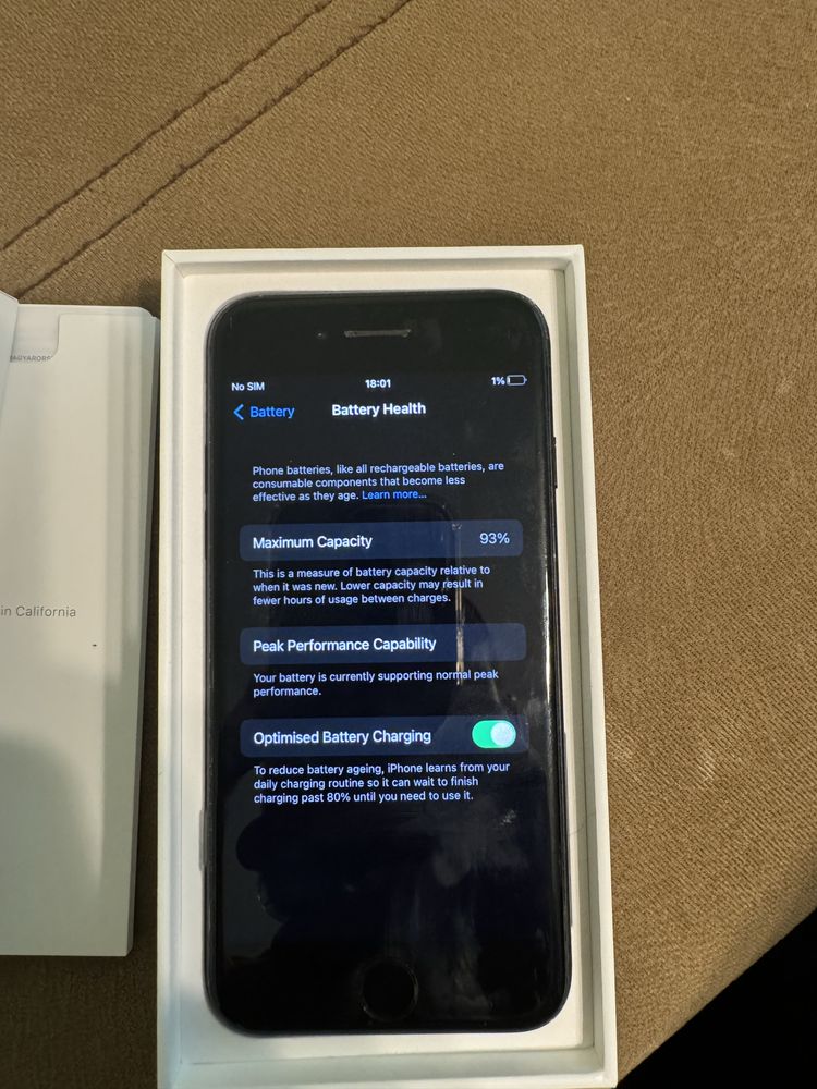 Iphone 7 32gb jet black
