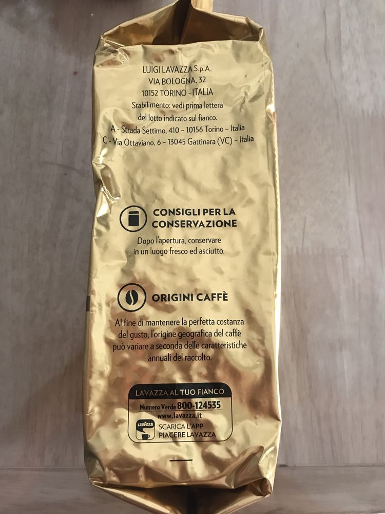 Cafea Lavazza Oro boabe