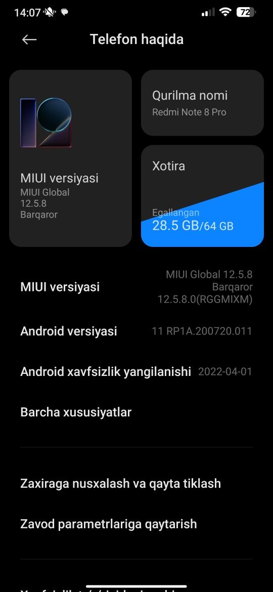 REDMI NOTE 8 PRO 64\6 pubgda 60 fps