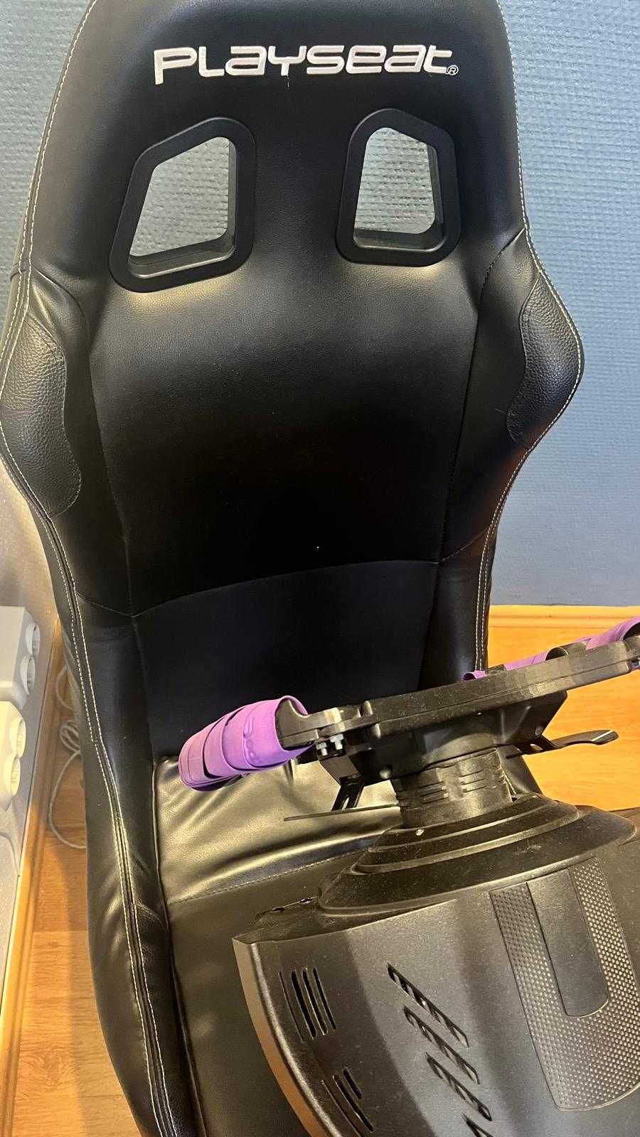 Volan Thrustmaster T300 Alcantara si Scaun Gaming Playseat reglabil