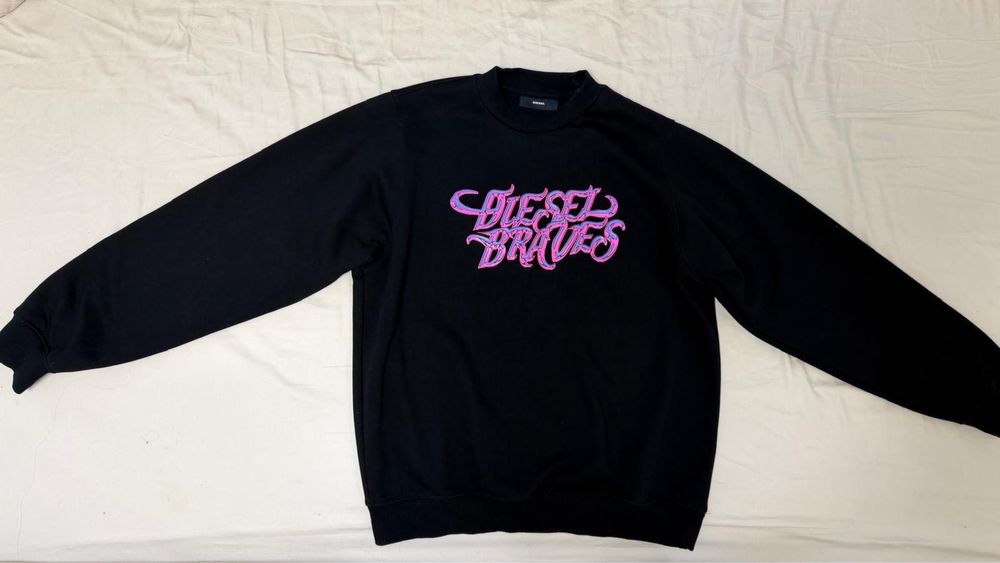 Суичър Дизел цвят черен размер М